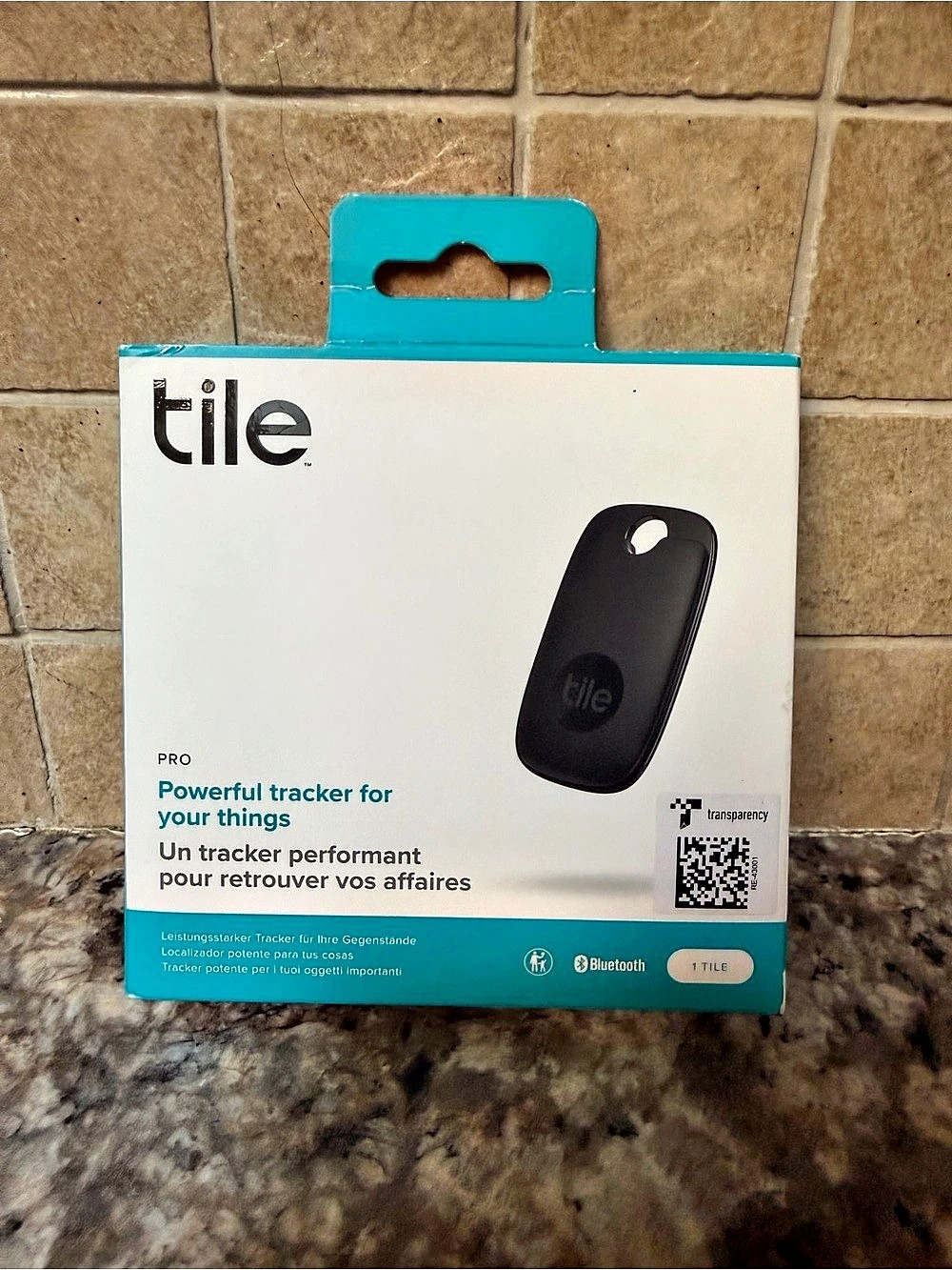 NWT Tile Pro (2022) Bluetooth Tracker Black
